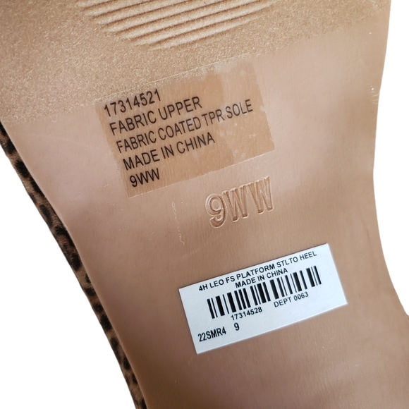 WMNS Torrid Platform Leopard print heels size 9WW - Picture 7 of 7